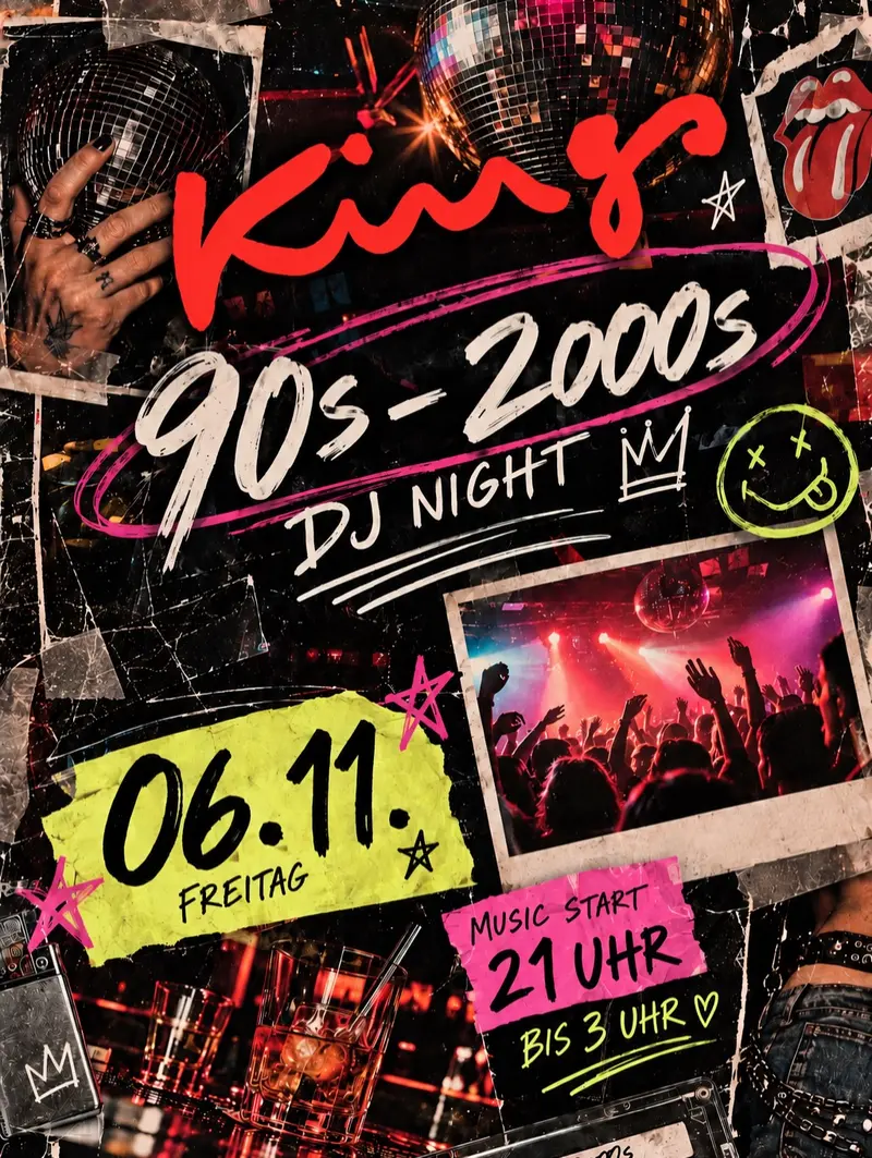 Plakat: DJ Tille Live im Kings